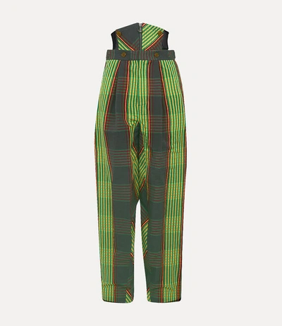 Vivienne Westwood Long Macca Corset Trousers In Multi