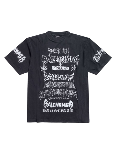 Balenciaga Black Diy Metal T-shirt