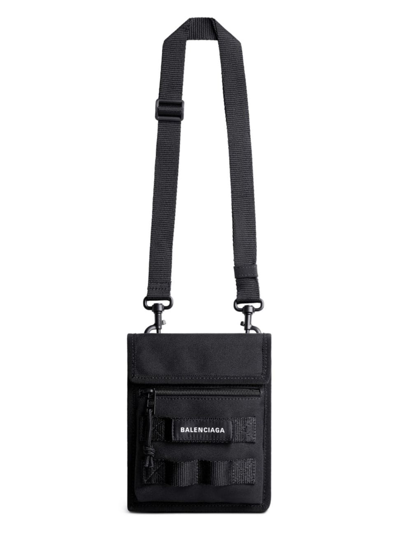 Balenciaga Women's Army Small Pouch With Strap In Black