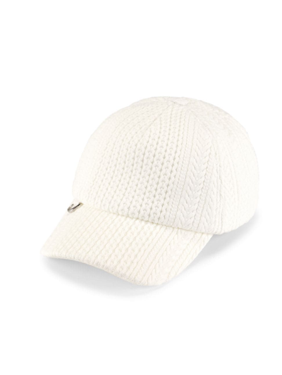 Jacquemus Women's La Casquette Belo Baseball Hat In White