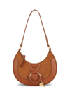 Chloé Women's Hana Suede & Leather Shoulder Bag In Caramello
