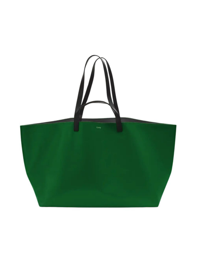 Cahu Large Permanente Collection Le Pratique Tote Bag In Green