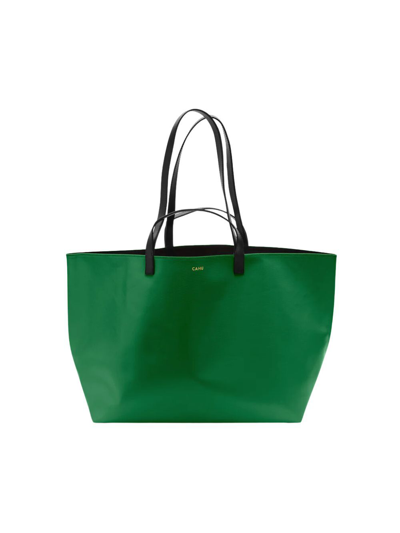 Cahu Medium Permanente Collection Le Pratique Tote Bag In Green