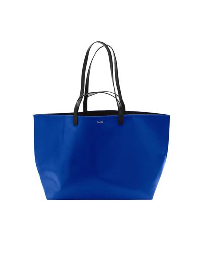 Cahu Medium Permanente Collection Le Pratique Tote Bag In Blue