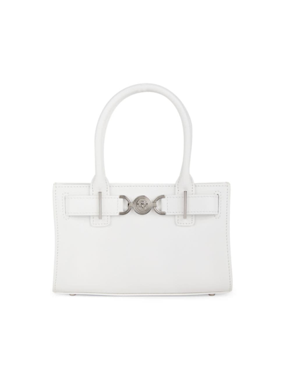 Versace Women's Medusa 95 Small Tote Calf Leather In White