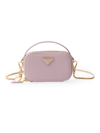 Prada Women's Saffiano Leather Mini-pouch In Pink