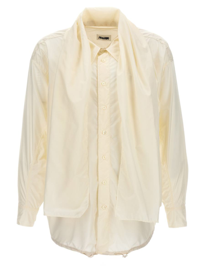 Magliano Nomad Shirt Adjustable Sash In Blanco