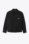Axel Arigato Oversize Shirt With Structured Collar And Front Patch Pocket In Nero