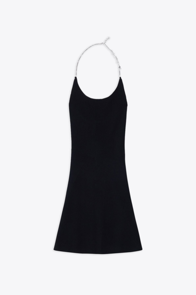 Diesel M-arlette Chain-embellished Dress In Black