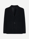 Issey Miyake Basic Pleated Jacket In Black