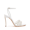 Casadei Blade Limelight Sandals - Woman Sandals White 39