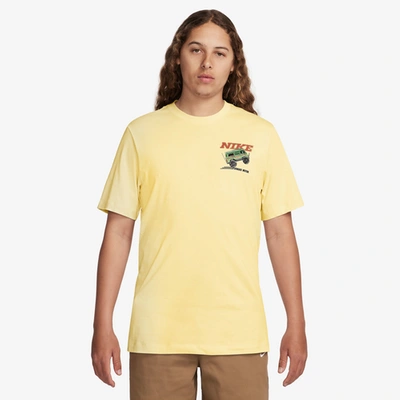 Nike Sole Rally Graphic T-shirt In Yellow