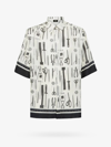 Fendi Multicolor Tools Print Shirt In White