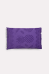 DOROTHEE SCHUMACHER COTTON PILLOW WITH WOVEN JACQUARD PINEAPPLE PATTERN