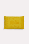 DOROTHEE SCHUMACHER COTTON PILLOW WITH WOVEN JACQUARD PINEAPPLE PATTERN