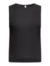 Transit Comfort Wide Shoulder Jersey Tank Top In Black