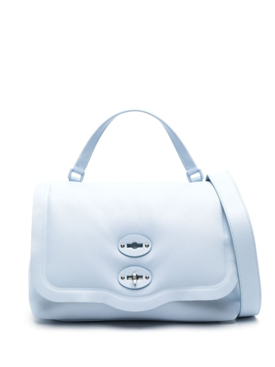 Zanellato Postina S Leather Handbag In Azul