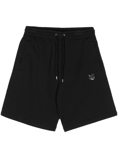 Maison Kitsuné Bermuda Shorts In Black