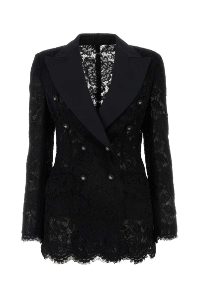 Dolce & Gabbana Jackets And Vests In Black