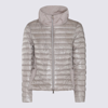 Herno Lightweight Zipped Padded Jacket In Grey