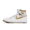 Jordan Women's Air  1 Retro High Og "white And Gold" Shoes