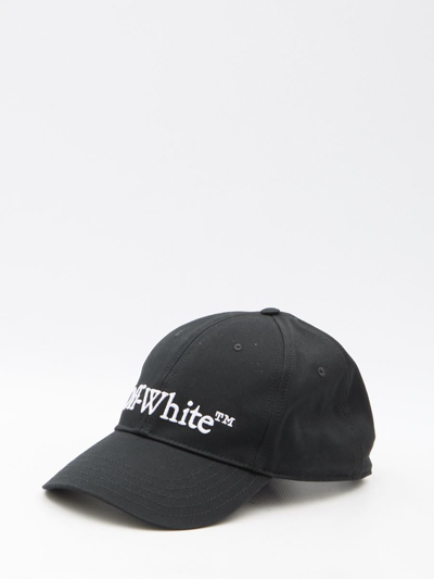 Off-white Logo Baseball Cap In Black