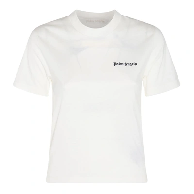 PALM ANGELS PALM ANGELS T-SHIRTS AND POLOS WHITE