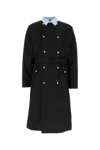 Prada Coats In Black