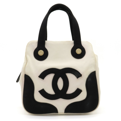 Pre-owned Chanel - White Canvas Tote Bag ()