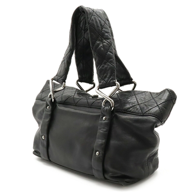 Pre-owned Chanel Black Leather Tote Bag ()