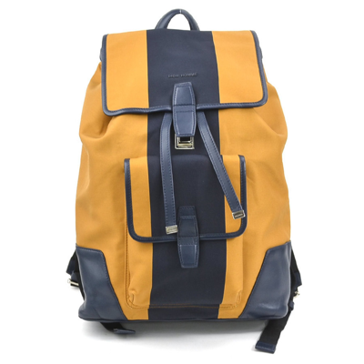Dior Yellow Canvas Backpack Bag ()