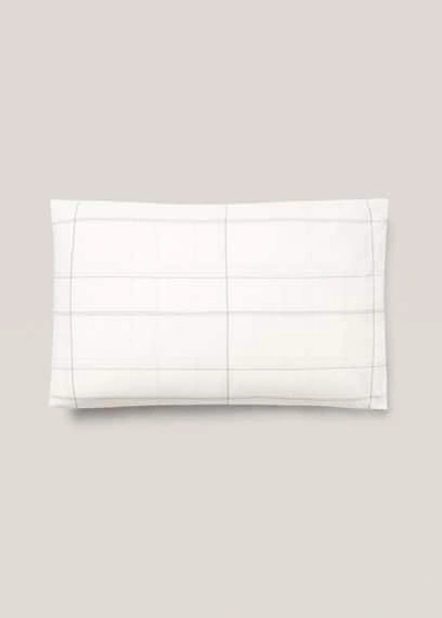Mango Home Pillow Case White