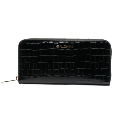 Baldinini Trend Black Leather Wallet