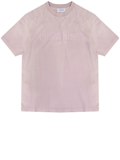 Off-white Laundry Casual T-shirt In Purple