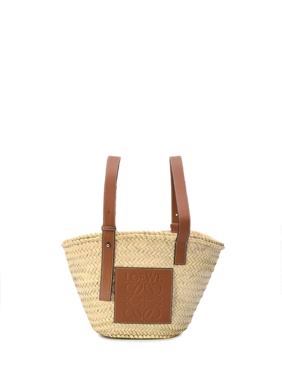 Loewe Medium Basket Bag In Brown