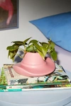 URBAN OUTFITTERS COWBOY HAT PLANTER IN PINK AT URBAN OUTFITTERS