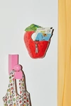 URBAN OUTFITTERS STRAWBERRY WALL POCKET VASE IN RED AT URBAN OUTFITTERS