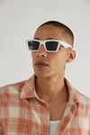 URBAN OUTFITTERS CHASE SQUARE SUNGLASSES IN WHITE, MEN'S AT URBAN OUTFITTERS