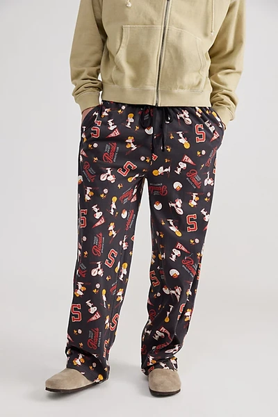 Urban Outfitters Snoopy Varsity Lounge Pant In Navy, Men's At