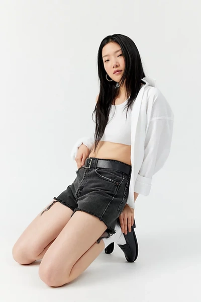 Urban Renewal Vintage Levi's Low Rise Slouchy Short In Black, Women's At Urban Outfitters