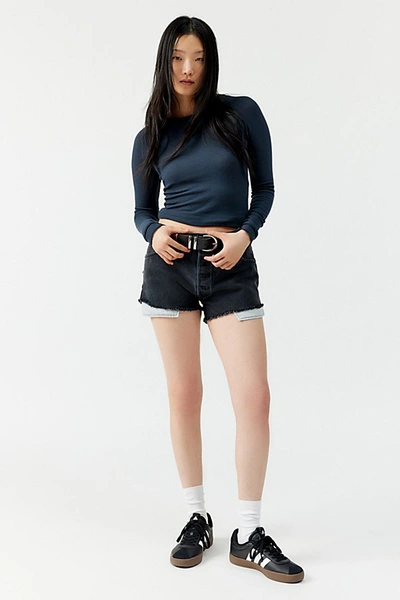 Urban Renewal Vintage Levi's Extra Cheeky Micro Short In Black, Women's At Urban Outfitters
