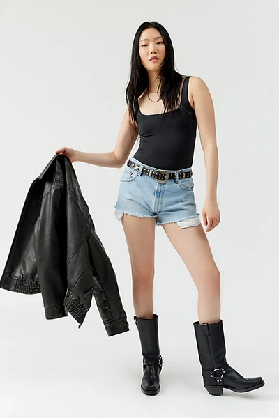 Urban Renewal Vintage Levi's Extra Cheeky Micro Short In Indigo, Women's At Urban Outfitters