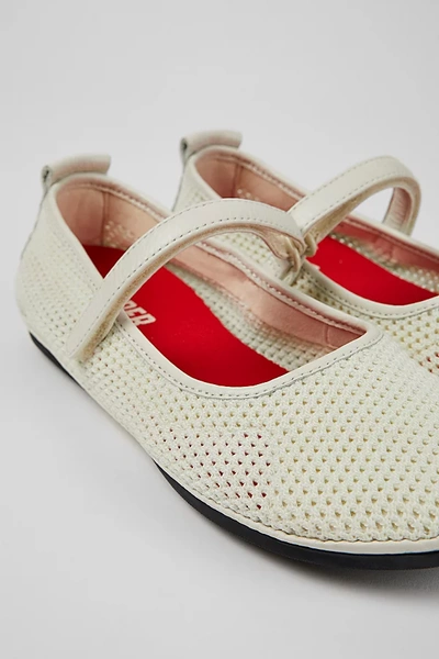 CAMPER WOMEN RIGHT NINA BALLERINA FLATS IN WHITE, WOMEN'S AT URBAN OUTFITTERS