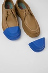 Camper Junction Leather Moc-toe Shoes In Bronze, Men's At Urban Outfitters
