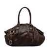 GUCCI GUCCI SUKEY BROWN LEATHER SHOULDER BAG (PRE-OWNED)