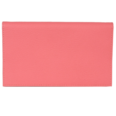 Hermes Hermès Agenda Cover Pink Leather Wallet  ()