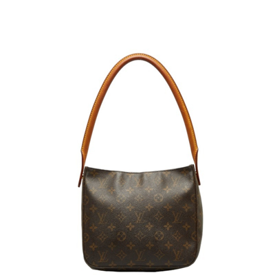 Pre-owned Louis Vuitton Looping Brown Canvas Shoulder Bag ()
