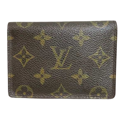 Pre-owned Louis Vuitton Multicartes Brown Canvas Wallet  ()