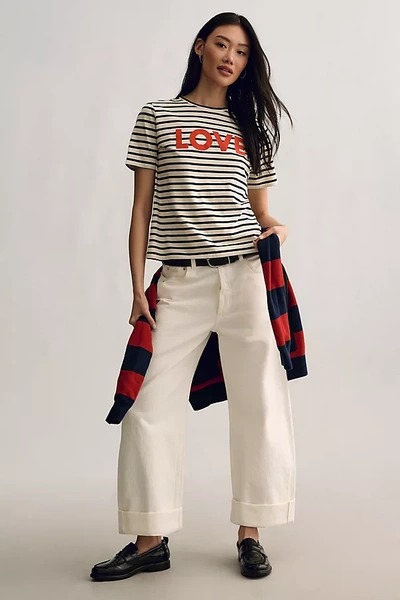 Citizen Of Humanity Ayla High-rise Wide-leg Jeans In White