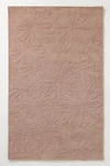 Anthropologie Hand-tufted Sculpted Daisy Rug In Pink
